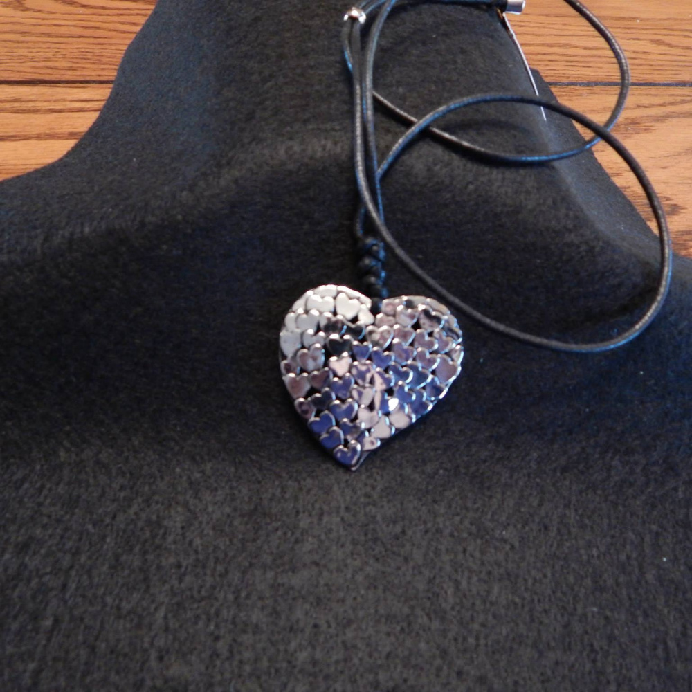 Cookie Lee Choker Heart Necklace